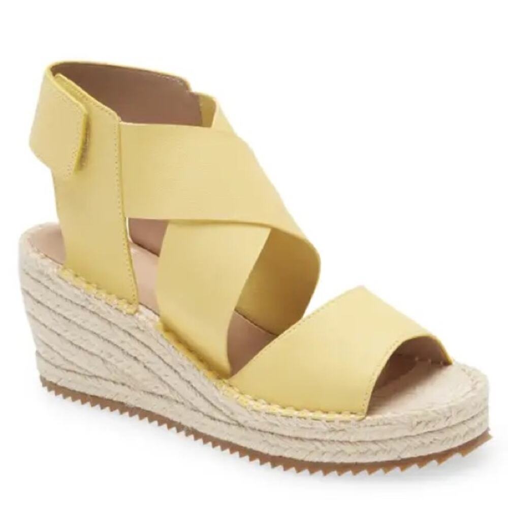 Eileen Fisher Willow Espadrille Wedge Sandal Size 8.5 New